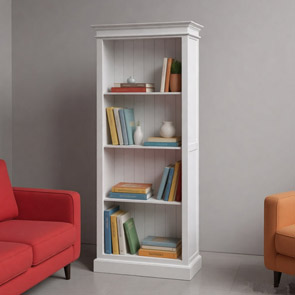 white furniture,white bookcase